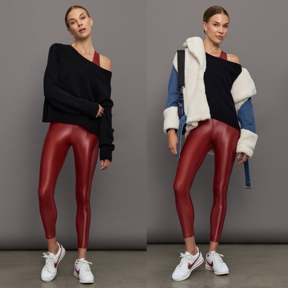 CARBON38 Slouchy Off Shoulder Black Sweater - Picture 16 of 16